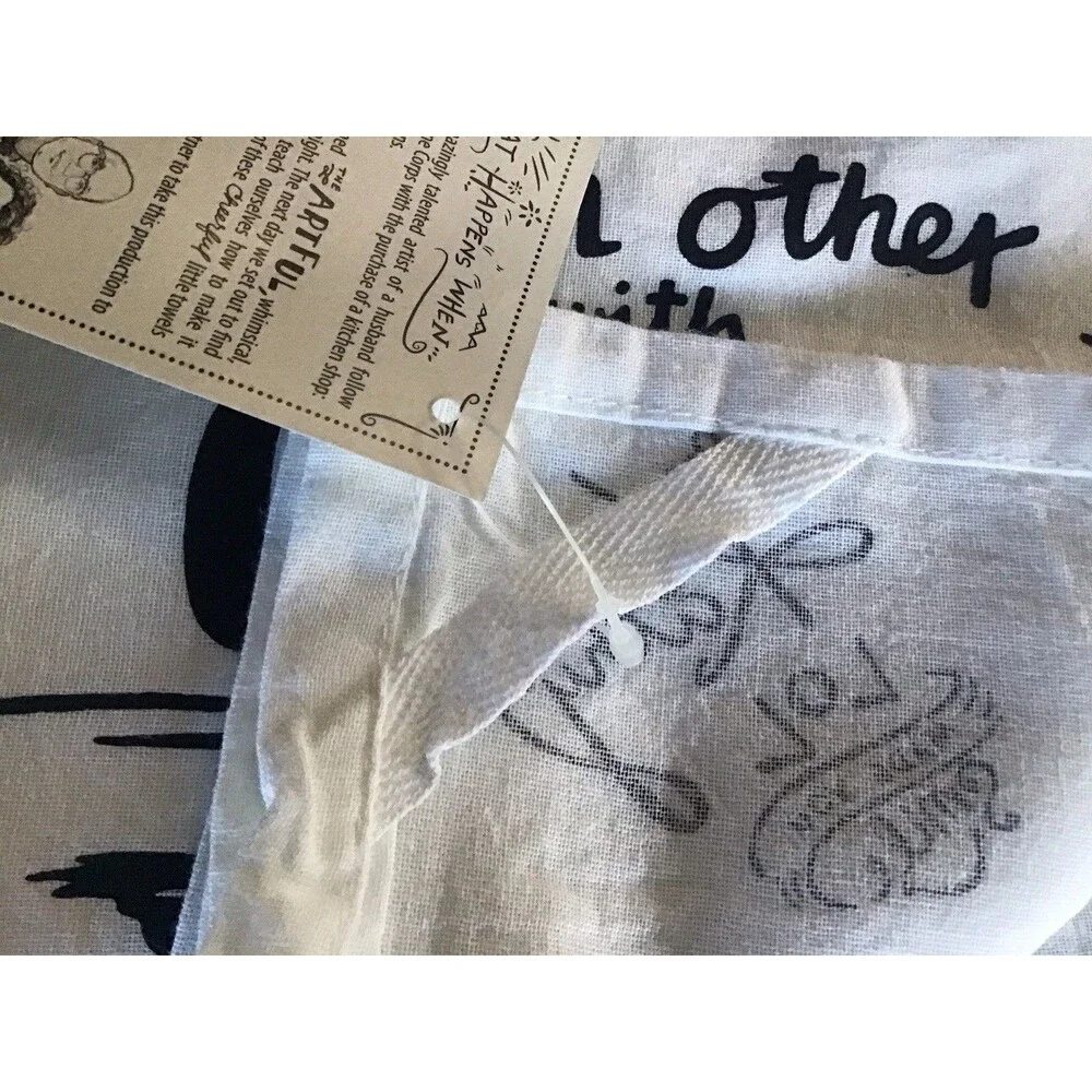 Primatives By Kathy Flour Sack Dish Towel Funny Saying Friendship Marriage NWT